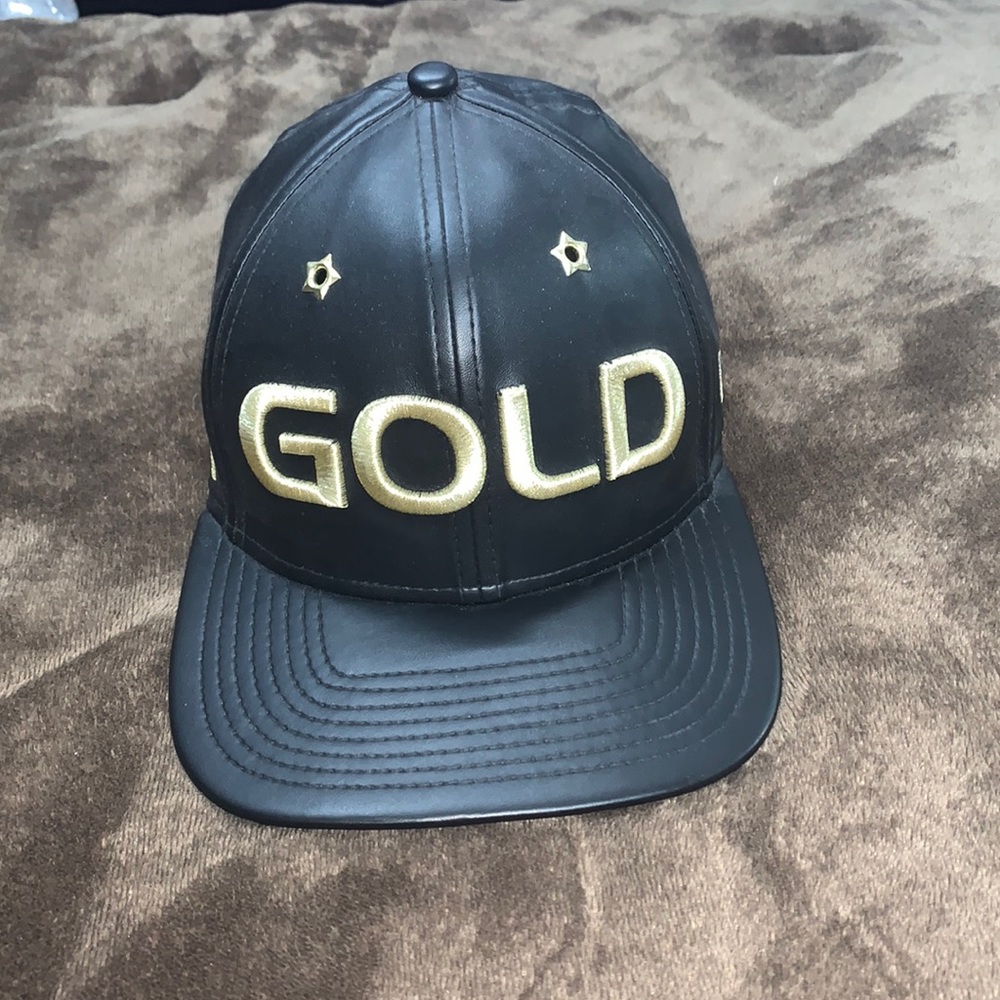 New era 2018 leather 24k gold olympic hat USA